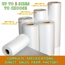 Supermarket plastic bags discount roll